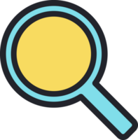 Search flat icon. png