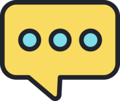 Chat flat icon. png