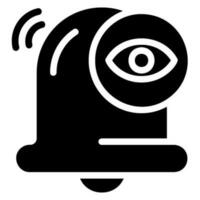 spy glyph icon vector