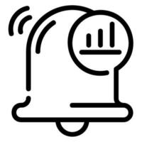graph line icon vector