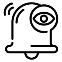 spy line icon vector