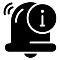 info glyph icon vector