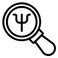 research line icon vector