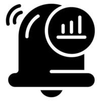 graph glyph icon vector