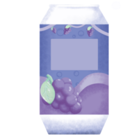 Grape Jucie Soda Can png