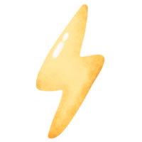 trueno energía símbolo png