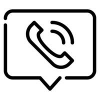 call line icon vector