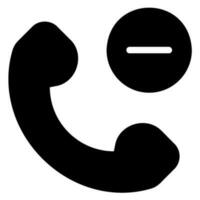 delete glyph icon vector
