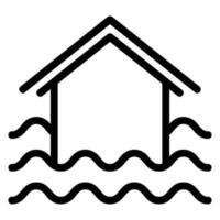 flood line icon vector
