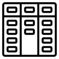 kanban line icon vector
