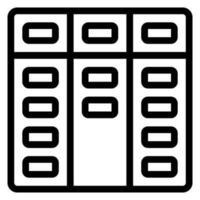 kanban line icon vector