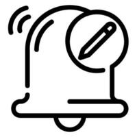 edit line icon vector