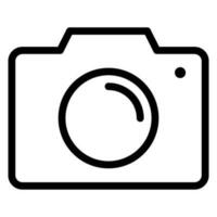 photograph line icon vector