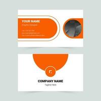 Simple business card template vector