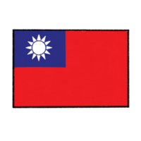 Flagge Asien Taiwan png