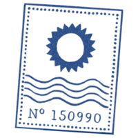 decoratief sticker insigne postzegel breedtegraad Lengtegraad png