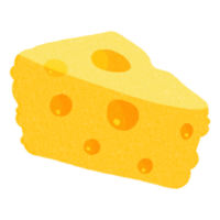 comida ingrediente queso decorativo mano dibujado ilustración elementos png