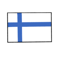 Flagge Europa Finnland png