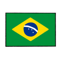 bandera sur America Brasil png