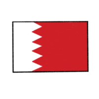 Flagge Asien Bahrain png