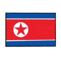 Flagge Norden Korea png