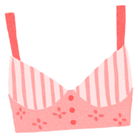 dekorativ trasa söt rosa cami tank topp skjorta hand dragen klotter illustration png