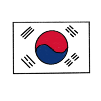 Flag South Korea png