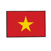 Flagge Asien Vietnam png