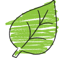 Power of Nature, Hand Drawn Doodle Line Art Leaf Icon for Environmental Protection, Recycling, Eco-Friendly, and Planet Care png