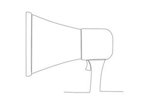 Vector simple line of toa one line concept of fire department equipment drawing and continuous line.
