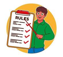 Concept of rules and guidance vector