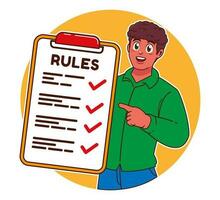 Concept of rules and guidance vector