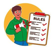 Concept of rules and guidance vector