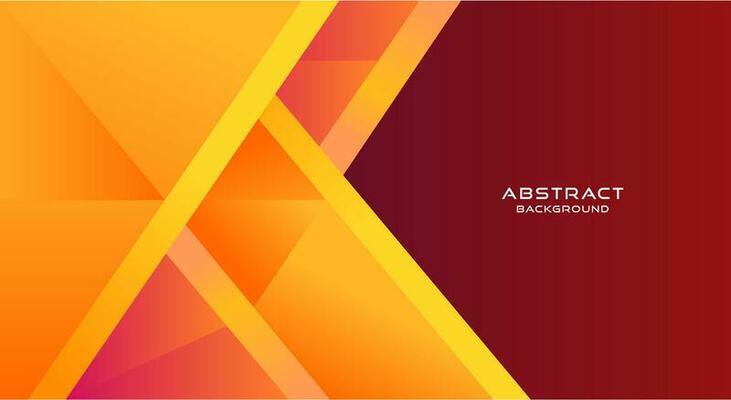 Modern geometric yellow background