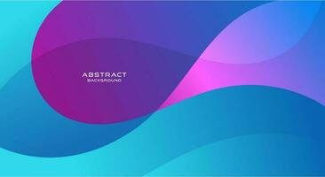 Modern gradient wave background vector