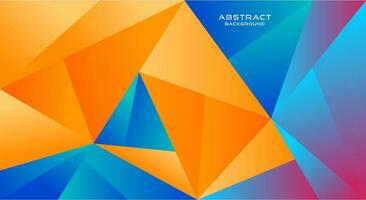 Abstract polygonal colorful background vector