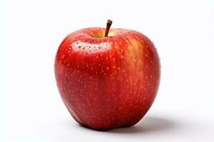 apple fruit white isolated background Food Photography AI Generated photo