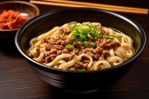 udon japanese photography Food Photography AI Generated photo