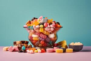 stock photo of candy food photography AI Generated