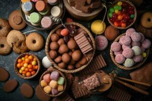 stock photo of confectionery food photography AI Generated