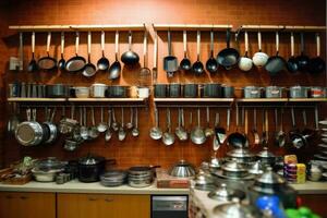 stock photo of inside kitchen tools shop AI Generated