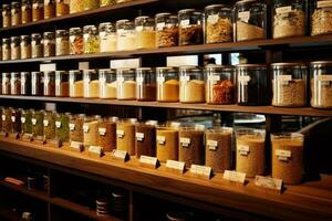 stock photo of inside spice shop AI Generated