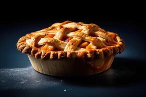 stock photo of pie food photography studio light AI Generated