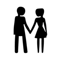 AI-Generative, A person holding hands with another person. png