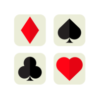 Card suit icons png