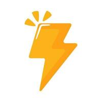 Lightning Thunder illustration vector graphic icon