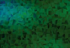 Dark Blue, Green vector layout with rectangles, squares.