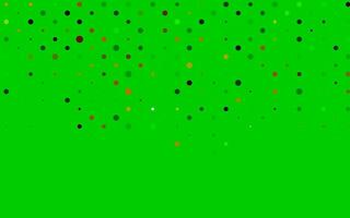 Light Green, Red vector template with circles.