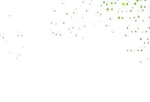 Light Green, Yellow vector pattern with symbol of cards.