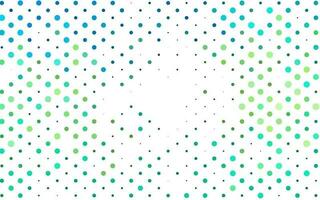 Light Green, Yellow vector background with bubbles.